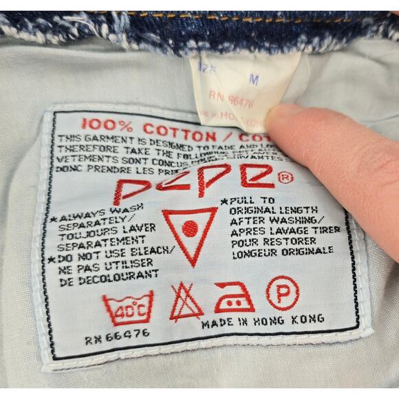 Pepe Jeans London Vintage High-Rise Straight Leg Jeans - Picture 3 of 5